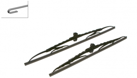 Stergatoare auto Bosch Twin 531, lungime: 530mm/450mm, stergatoare fata [3]