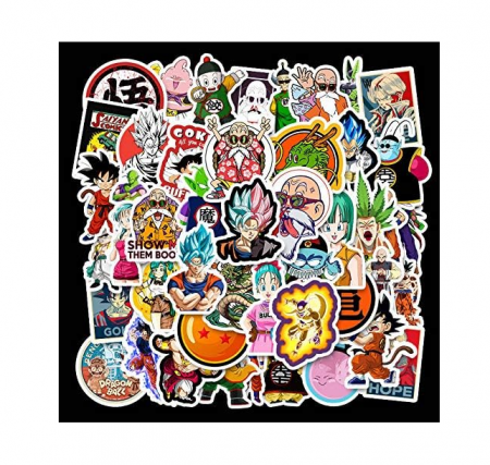 Jucarii, Copii & Bebe - STICKER JUNKIES Pachet de 45 stickere autocolante cu Anime-ul Dragon Ball Z