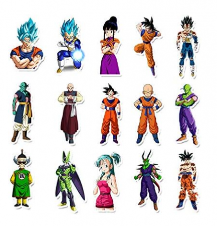 STICKER JUNKIES Pachet de 45 stickere autocolante cu Anime-ul Dragon Ball Z [5]