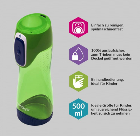 Sticla de apă Contigo Swish Autoseal, 500 ml [4]