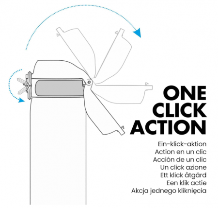 Sticla de apă din oțel inoxidabil Ion8 pentru copii, 400 ml, dinozauri [2]