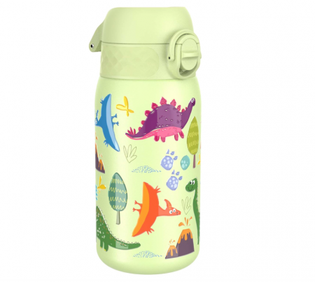 Bucatarie & Servire - Sticla de apă din oțel inoxidabil Ion8 pentru copii, 400 ml, dinozauri