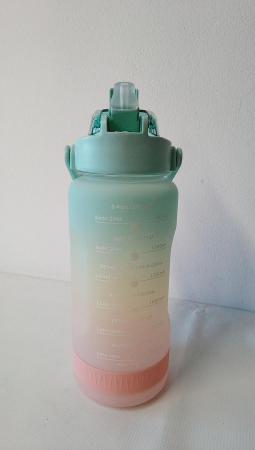 Sticlă de apă gradată LKEVREG, 2 L, fără BPA [2]