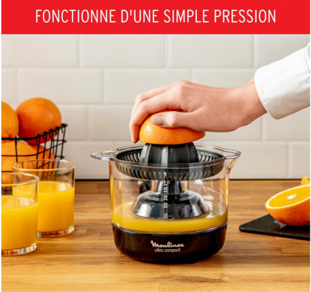 Storcator electric de citrice Moulinex PC120870 25W, 0.45L, negru [2]