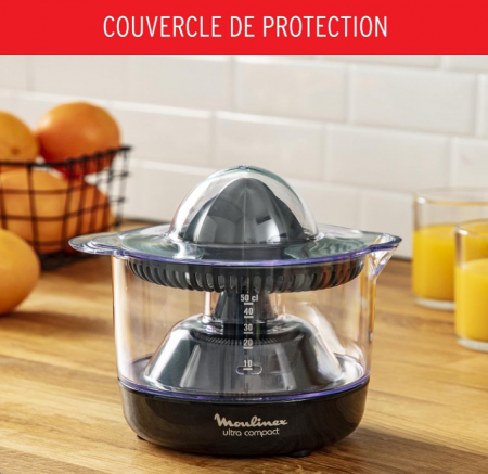 Storcator electric de citrice Moulinex PC120870 25W, 0.45L, negru [4]