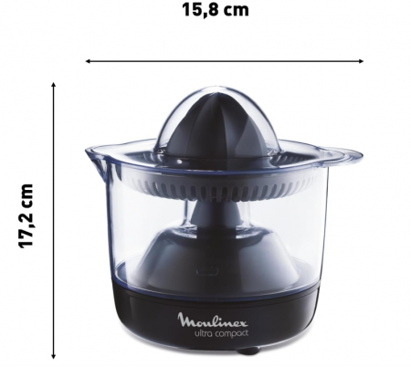 Storcator electric de citrice Moulinex PC120870 25W, 0.45L, negru [6]