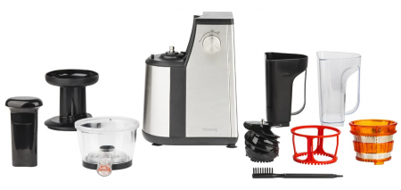 Storcator vertical H.Koenig GSX12 negru/oțel inoxidabil, sucuri din fructe si legume, fără BPA, 400 W [3]