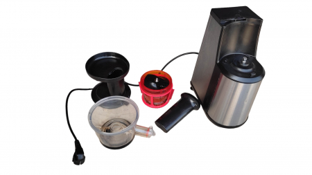 Storcator vertical H.Koenig GSX12 negru/oțel inoxidabil, sucuri din fructe si legume, fără BPA, 400 W [1]