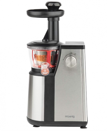 Storcator vertical H.Koenig GSX12 negru/oțel inoxidabil, sucuri din fructe si legume, fără BPA, 400 W [6]
