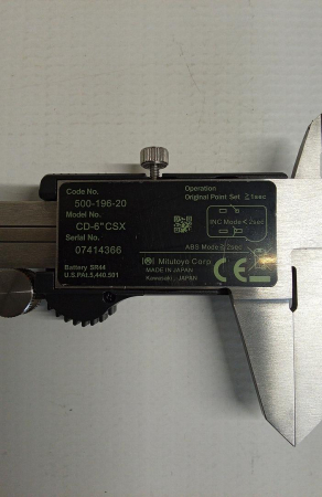 Subler digital Mitutoyo digimatic caliper 500-196-20 CD-6'' CSX [1]