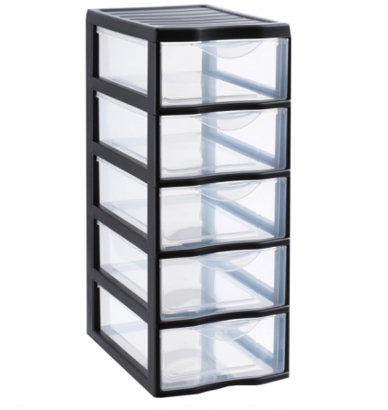 Gaming, Carti & Birotica - Suport de documente pentru bioru SUNDIS Orgamix cu 5 sertare A4