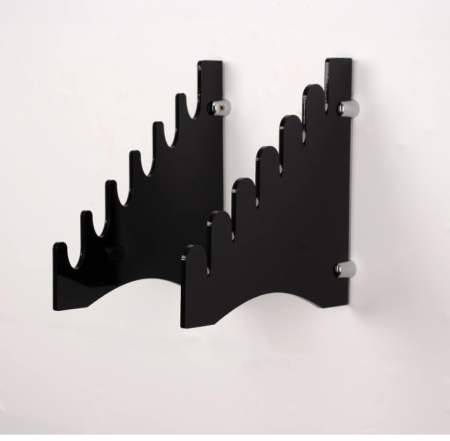 Suport de perete pentru cuțite/sabii din acril, negru [3]