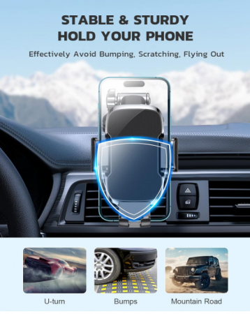 Suport de telefon auto CIRYCASE, universal [5]