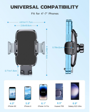 Suport de telefon auto CIRYCASE, universal [7]