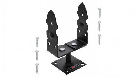 Suport fixare stalpi KOTARBAU, negru, 120-200 mm, 05907465903394 [0]