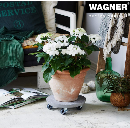 Suport ghiveci cu roți Wagner Ø 28 x 7,5 cm, Capacitate de incarcare 100kg, 20090101 [2]