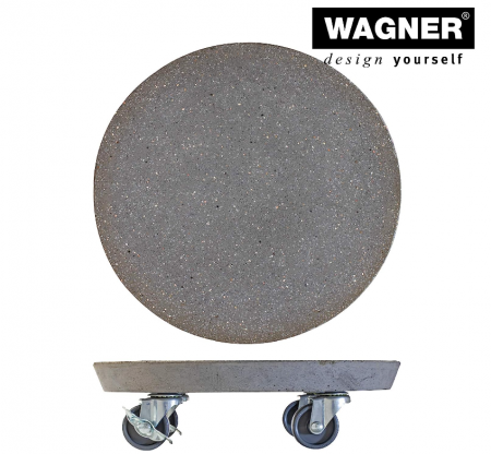 Suport ghiveci cu roți Wagner Ø 28 x 7,5 cm, Capacitate de incarcare 100kg, 20090101 [5]