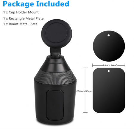Suport magnetic pentru telefon auto EEEKit, universal reglabil [6]