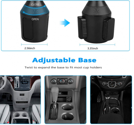 Suport magnetic pentru telefon auto EEEKit, universal reglabil [2]