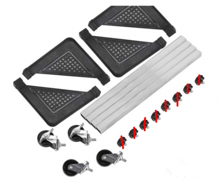 Suport mobil universal Woyufen pentru mașină de spălat și frigider, 40-60 cm [5]