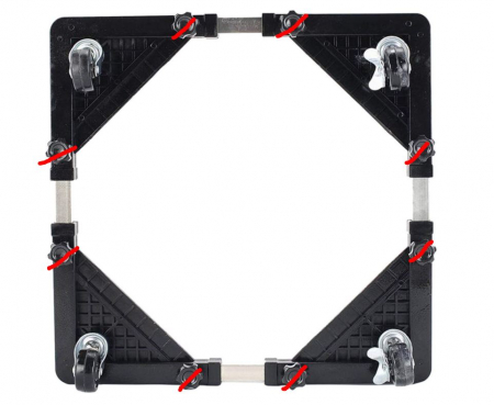 Suport mobil universal Woyufen pentru mașină de spălat și frigider, 40-60 cm [6]