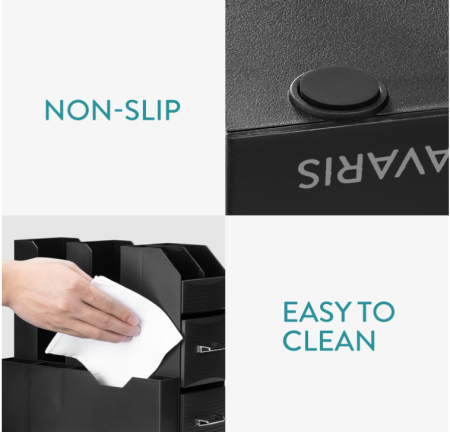 Suport pentru capsule de cafea si accesorii Navaris, Negru [8]