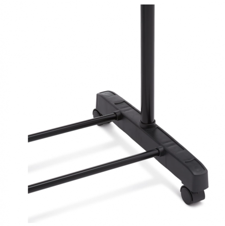 Suport pentru haine cu roți Amazon Basics, crom [4]