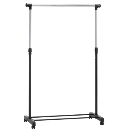 Curatenie si intretinere - Suport pentru haine cu roți Amazon Basics, crom