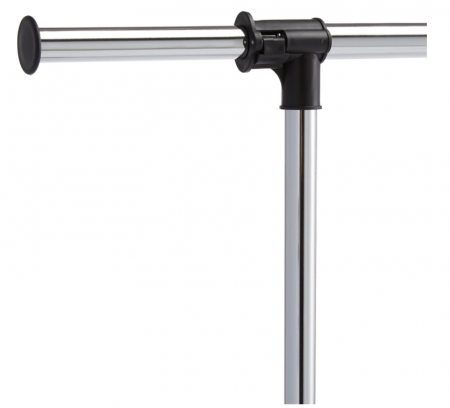 Suport pentru haine cu roți Amazon Basics, crom [3]