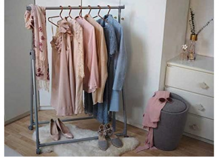 Suport pentru haine mobil WENKO, crom [9]