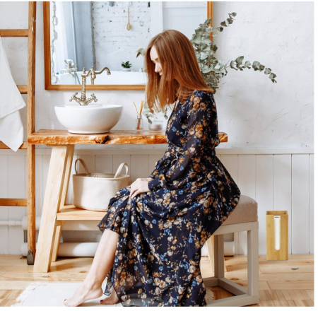 Suport pentru hârtie igienică Relaxdays, 3 role, bambus, 33 x 15 x 15 cm [3]