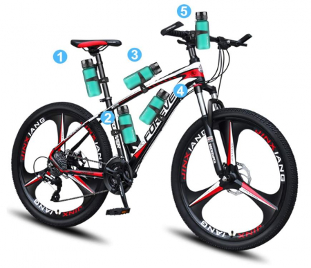 Suport pentru sticle de apă pentru bicicletă Wangjiangda, negru [7]