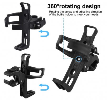 Suport pentru sticle de apă pentru bicicletă Wangjiangda, negru [6]
