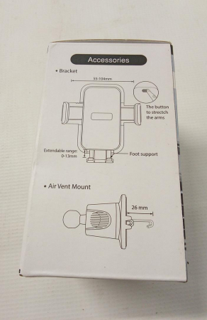 Suport telefon pentru mașină pentru ventilație PORTENTUM, cu diagonala 4-7 inch [4]