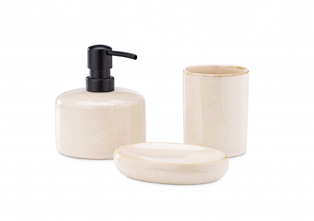 Suporturi moderne pentru accesorii de baie Navaris din ceramica [0]