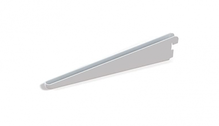 Suporturi pentru rafturi Emuca 7908812 pentru șină de perete dublă (dimensiune grilă: 32 mm), Alb, 320 mm, Set 15 buc [1]