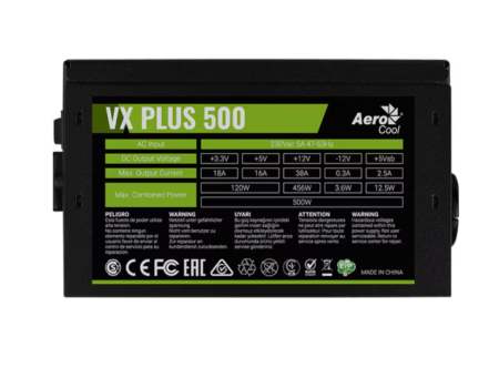 Sursa Aerocool VX Plus 500, 500W [3]