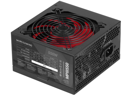 TOATE PRODUSELE - Sursa de alimentare PC Mars Gaming MPIII550, ATX 550W, negru