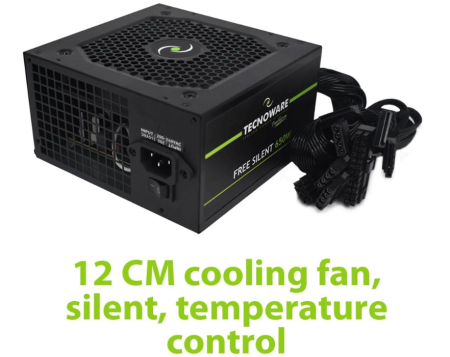 Sursa de alimentare PC Tecnoware Power Systems ATX Free Silent 650, negru [7]