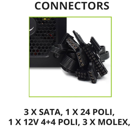 Sursa de alimentare PC Tecnoware Power Systems ATX Free Silent 650, negru [6]