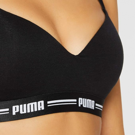 Sutien căptușit pentru femei Puma Iconic Padded, negru, Marimea XL [3]
