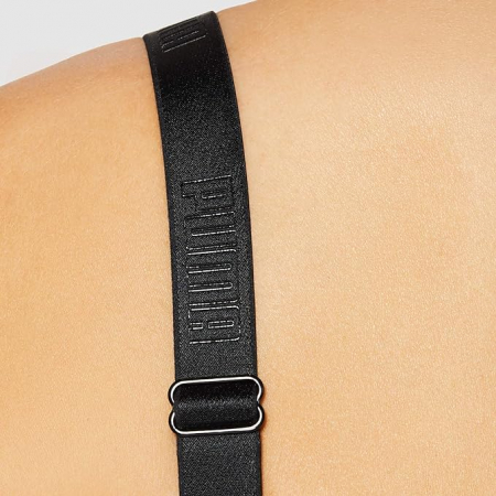 Sutien căptușit pentru femei Puma Iconic Padded, negru, Marimea XL [5]