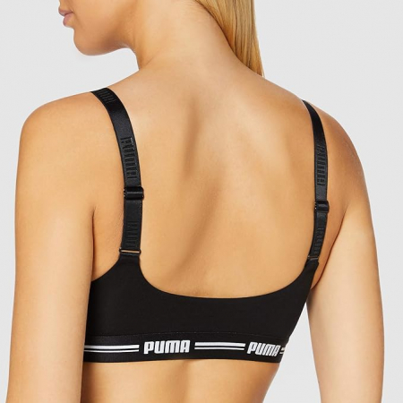 Sutien căptușit pentru femei Puma Iconic Padded, negru, Marimea XL [4]