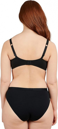 Sutien cu armatura Sans Complexe Coton D'arum, negru, 85E [3]