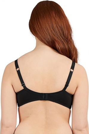 Sutien cu armatura Sans Complexe Coton D'arum, negru, 85E [1]