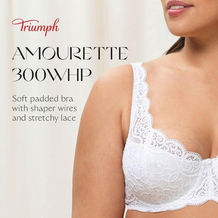 Sutien cu armatura Triumph Amourette 300 WHP X, alb, 95B [2]