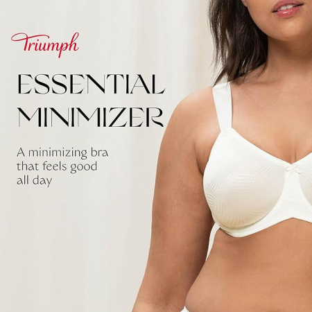 Sutien cu armătură Triumph Essential Minimizer W X, vanilla, 85F [2]