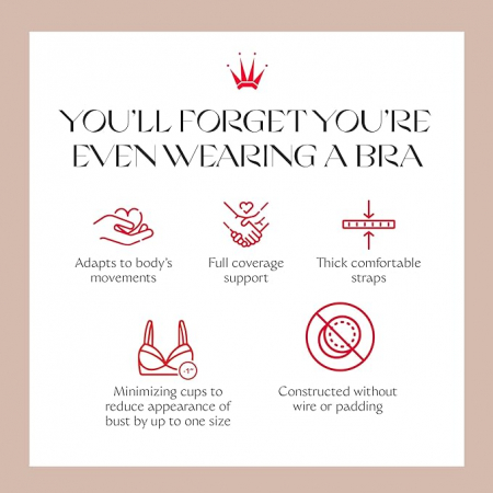 Sutien cu armătură Triumph Essential Minimizer W X, vanilla, 85F [3]