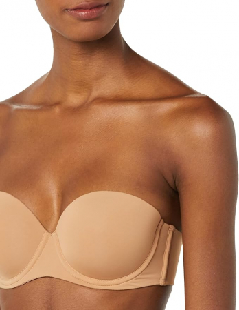 Sutien cu bretele detașabile pentru femei Amazon Essentials, bej, 75E [4]