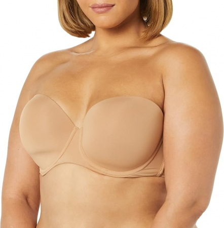 Sutien cu bretele detașabile pentru femei Amazon Essentials, bej, 75E [1]